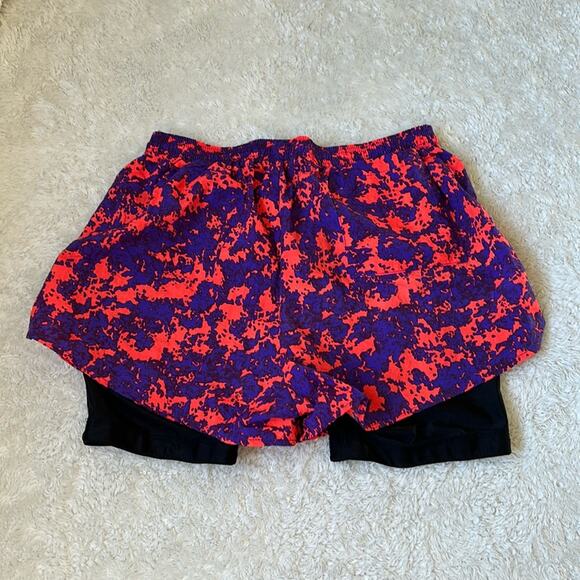 Vtg 90s Tinley neon running shorts, size L - Picture 1 of 8